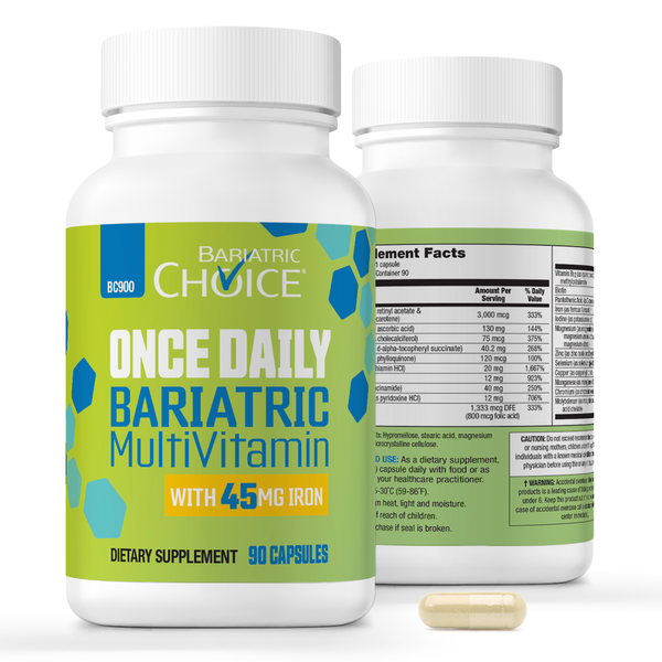 Once Daily Bariatric MultiVitamin with 45mg Iron image number null